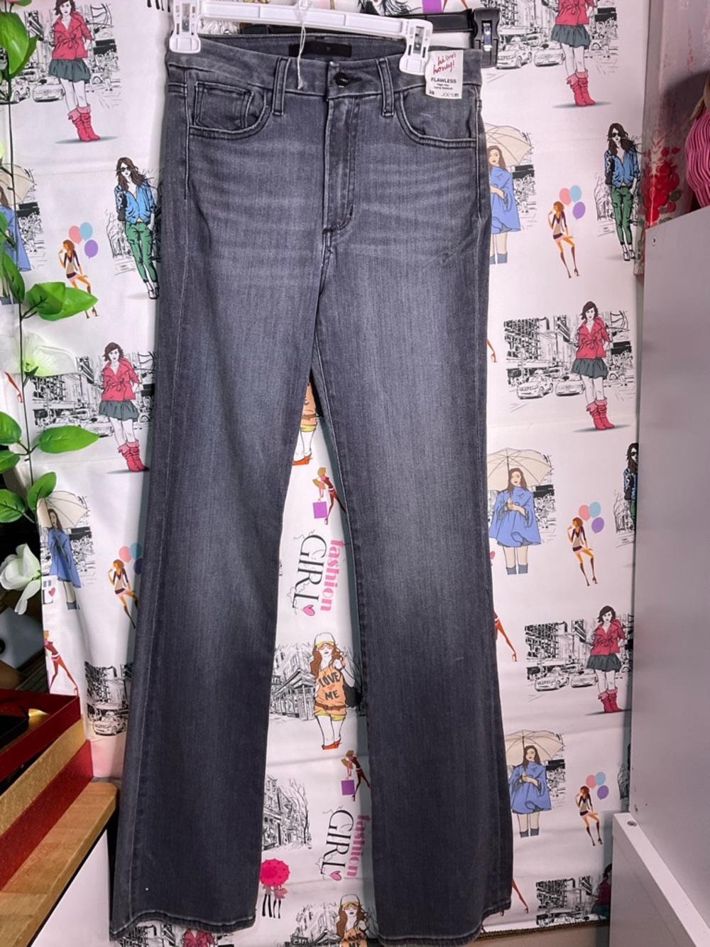 Joe's Jeans Women's Gray Wide Leg Flare Jeans